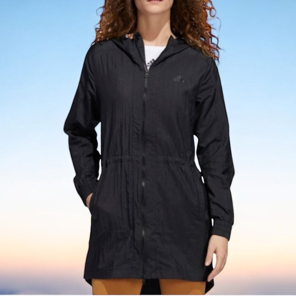 Adidas 3S Hooded Training Dress Jacket